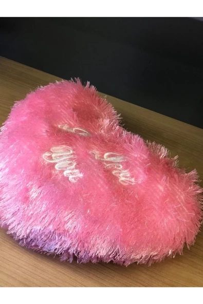 Sevgililer Gününe Özel Kalp Kırlent Yastık Pembe (ı Love You ) - 2