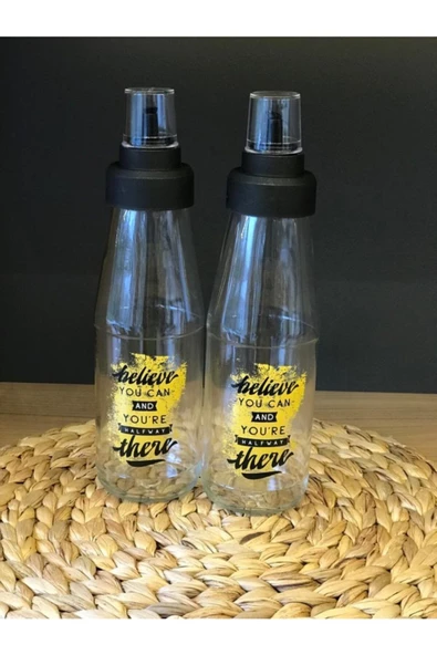 2 Adet Belive 750ml Akıllı Damlatmaz Cam Yağdanlık