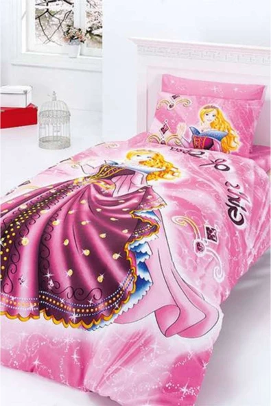 Pembe Tek Kişilik Uyku Seti - 2