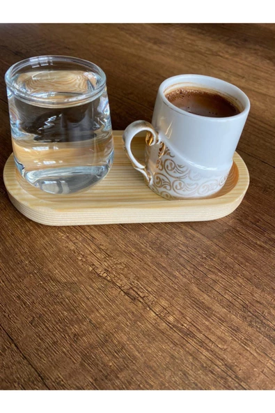 Mini 2'li Kahve Sunum Tahtası - 5