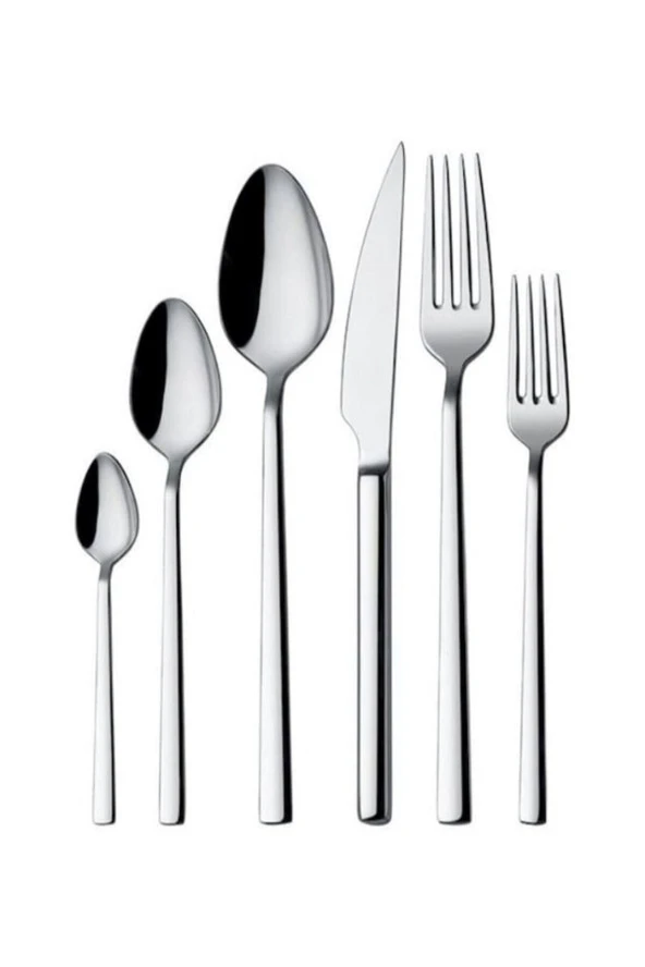 Paslanmaz Çelik Milano Serisi Çatal Kaşık Bıçak Takımı 36 Parça - 2