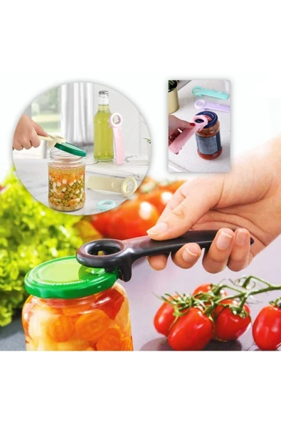 2 Adet Kavanoz Açacağı - Pratik Şişe Konserve Kavanoz Açacağı Her Mutfağa Lazım - Resim 5