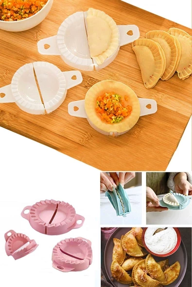 Mutfağım Kolay 3'lü Ravioli Kalıbı Çiğ Börek,mantı,poğaça,hamur Kalıbı Seti Süper Fiyat