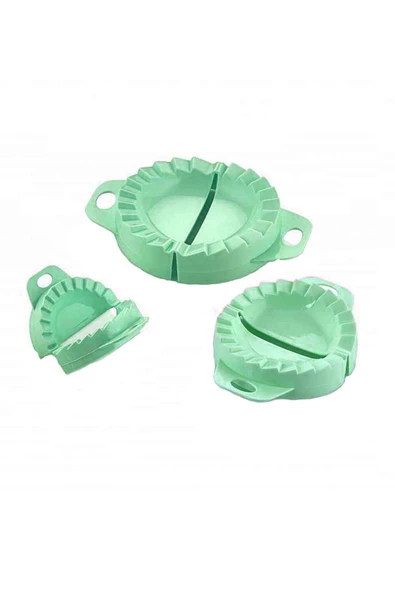 Mutfağım Kolay 3'lü Ravioli Kalıbı Çiğ Börek,mantı,poğaça,hamur Kalıbı Seti Süper Fiyat - Resim 2