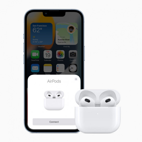 SFR Apple AirPods 3.Nesil Bluetooth Kulaklık MME73CH/A (Yurt Dışından) - 2