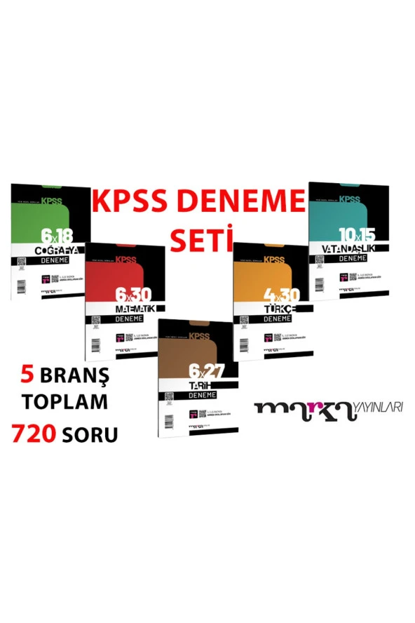 Marka Yayınları KPSS Full Denene Seti 5 Branş