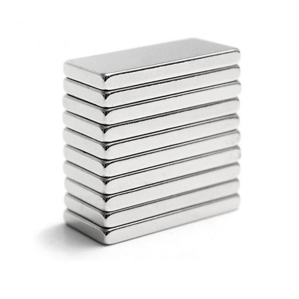 Neodyum Mıknatıs Dikdörtgen 20x10x2 mm (5 Adet Set) - 2