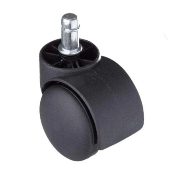 Pimli Geçmeli Ofis Koltuk Sandalye Tekeri 50 mm Siyah