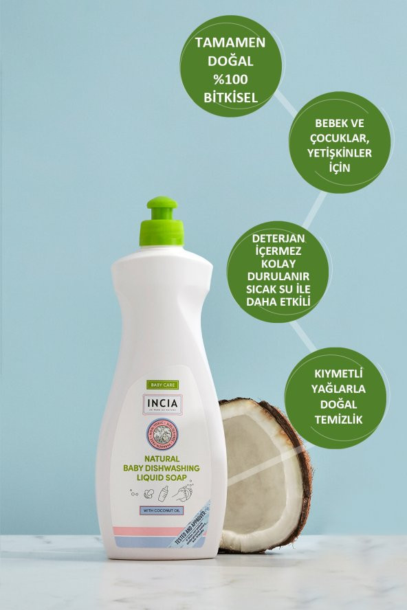 Incia Doğal Bulaşık Sabunu 500 ml - 3