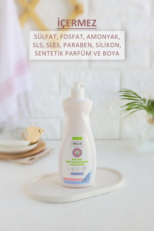 Incia Doğal Bulaşık Sabunu 500 ml - 4