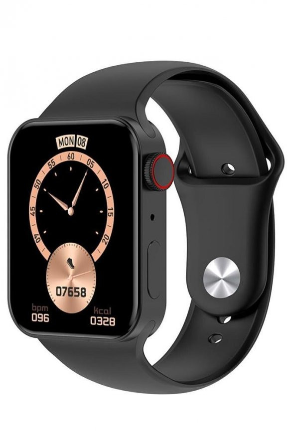 Watch 7 Pro Max Smartwatch Yeni Kasa Çift Tuş Aktif Konuşma Özellikli Türkçe Siyah Akıllı Saat - 2