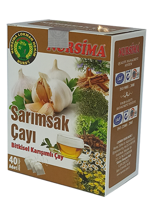 SARIMSAK ÇAYI BİTKİSEL KARIŞIMLI ÇAYI 40 LI