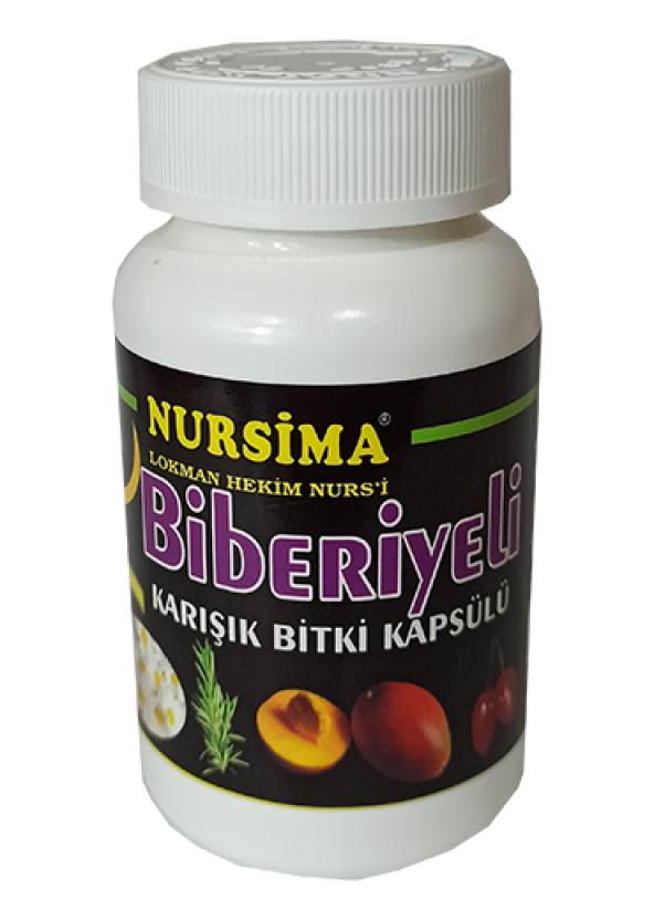 BİBERİYELİ KARIŞIK BİTKİ KAPSÜLÜ 60 LI