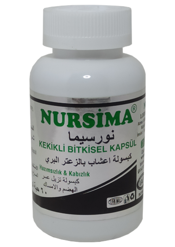 KEKİKLİ BİTKİSEL KAPSÜL 60 LI