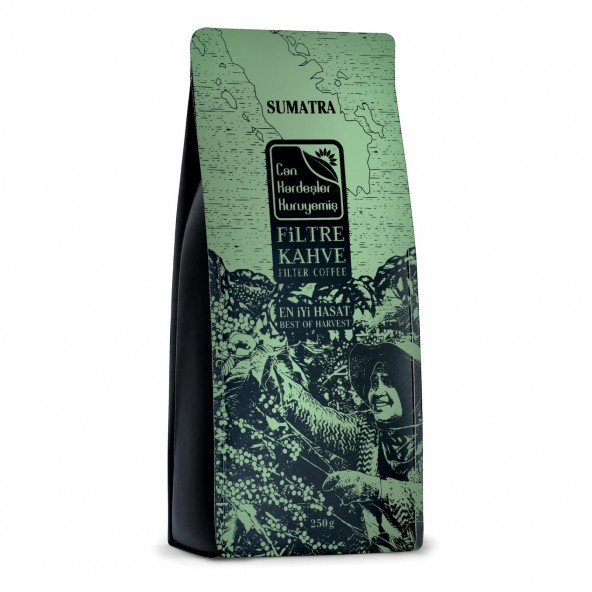 Reyo Indonesia Sumatra Öğütülmüş Filtre Kahve 1000 g (1 Paket)