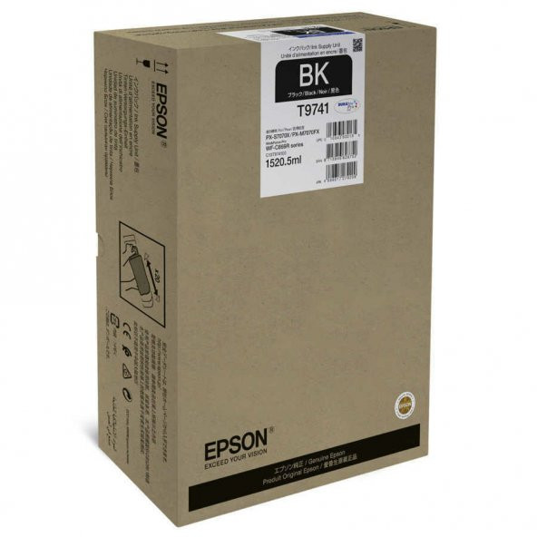 Epson C13T974100 Siyah Kartuş WorkForce Pro WF-C869RD3TWFC