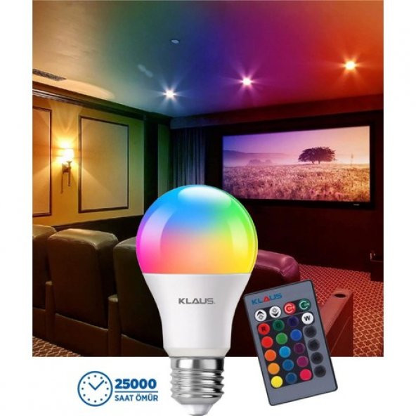 Klaus Renk Değiştirebilen Uzaktan Kumandalı LED Rgb Lamba - 2