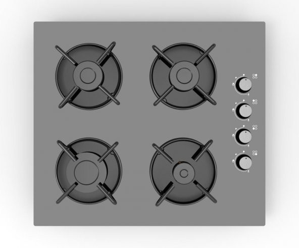 Alveus Gri Cam Dijital/Dokunmatik 3Lü Ankastre Set (F17-Gls640-Mfa627) - 3