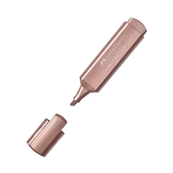 Metalik Fosforlu Kalem İşaret Kalemi 1 Adet Faber Metalik İşaret Kalemi 1 Adet - 6