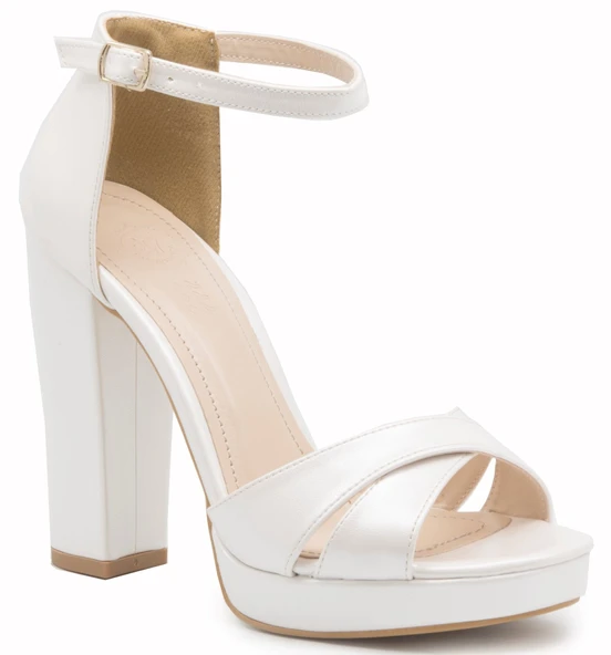 Gedikpaşalı Prk 20Y 24 Beyaz Bayan Ayakkabı Abiye ürün görseli