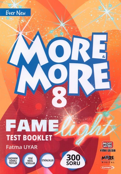MORE MORE 8.SINIF FAME LIGHT TEST BOOKLET ürün görseli 1