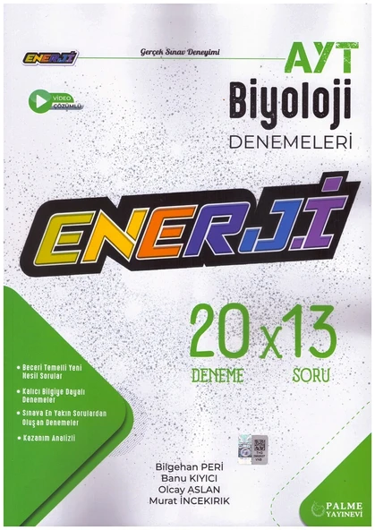 PALME AYT ENERJİ BİYOLOJİ 20*13 DENEME SINAVI VİDEO