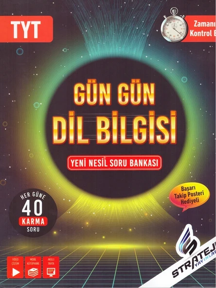 STRATEJİ TYT GÜN GÜN DİL BİLGİSİ SORU BANKASI ürün görseli 1