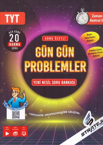 STRATEJİ TYT GÜN GÜN PROBLEMLER YENİ NESİL SORU BANKASI ürün görseli 1