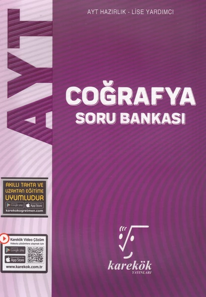 KAREKÖK AYT COĞRAFYA SORU BANKASI