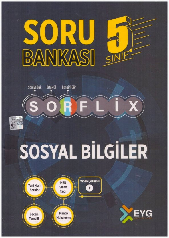 EYG 5.SINIF SORFLİX SOSYAL BİLGİLER SORU BANKASI