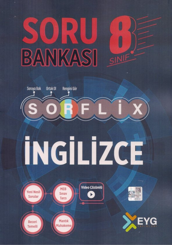 EYG 8.SINIF SORFLİX İNGİLİZCE SORU BANKASI