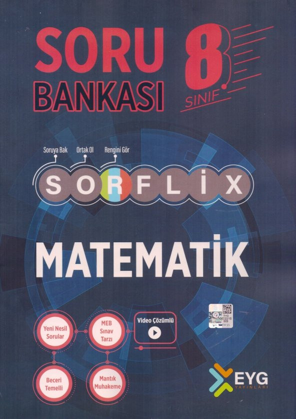 EYG 8.SINIF SORFLİX MATEMATİK SORU BANKASI