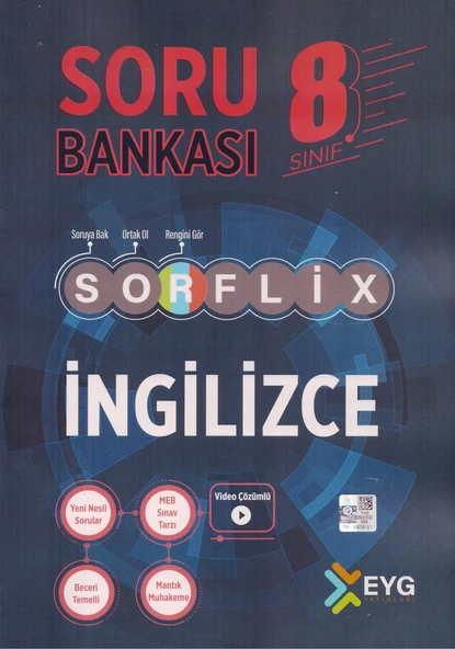 EYG 8.SINIF SORFLİX İNGİLİZCE SORU BANKASI ürün görseli
