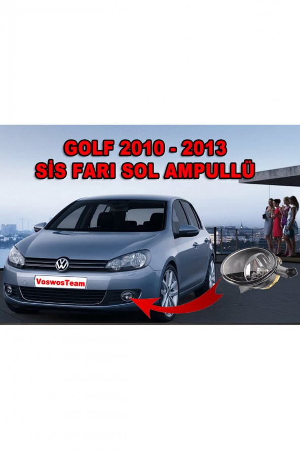 Volkswagen GOLF6 - JETTA - CADDY Sis Farı Sol Ampullü Ön Şoför Tarafı - 5K0941699 - 2