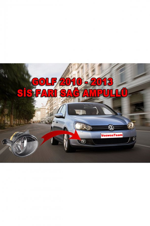 Volkswagen GOLF6 - JETTA - CADDY Sis Farı Sağ Ampullü Ön Yolcu Tarafı - 5K0941700 - 2