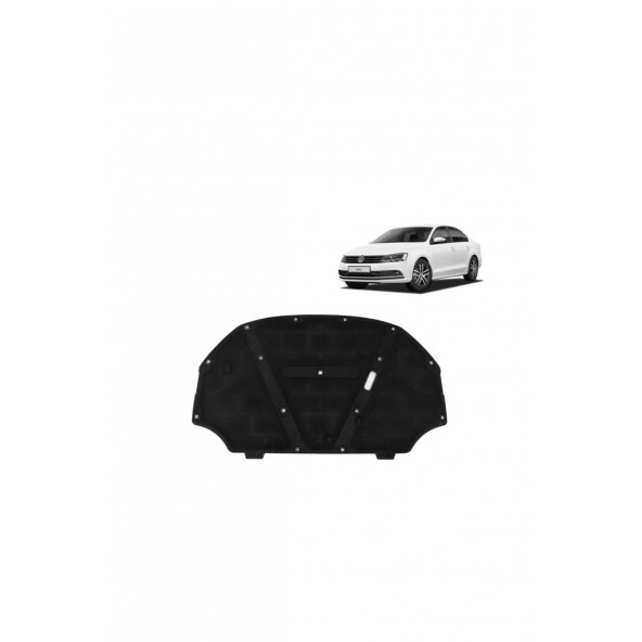 Volkswagen Jetta 2011 - 2018 Kaput İzolasyon Keçesi Klipsli - 5C6863831E