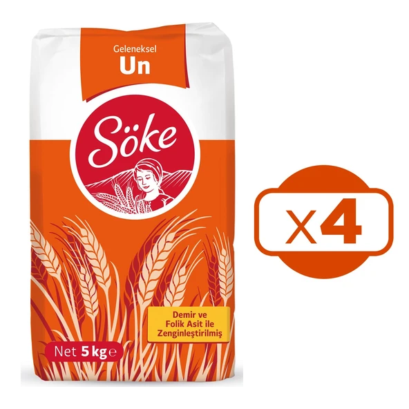 Söke Un 5 kg x 4 Adet
