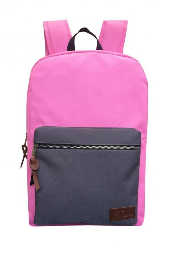 Unisex INQ Pink-Grey Backpack Sırt Çantası Fİ05 - 3