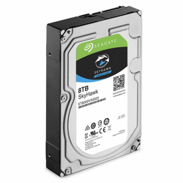 SEAGATE SKYHAWK, ST8000VX004, 3.5&quot, 8TB, 256Mb, 7200Rpm, Güvenlik, HDD - 3