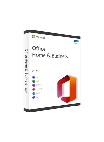 OFFICE 2021 HOME AND BUSINESS TURKCE KUTU