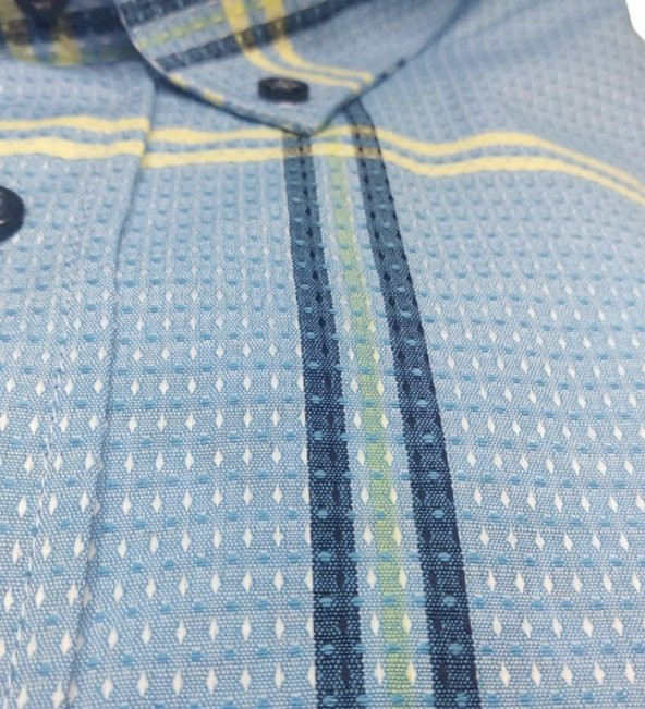 Büyük Beden Battal Boy Kareli Erkek Gömlek Uzun Kol - 9