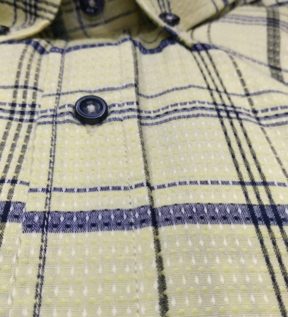 Büyük Beden Battal Boy Kareli Erkek Gömlek Uzun Kol - 7