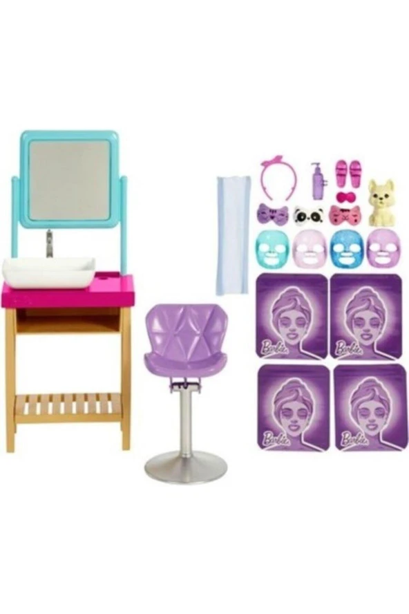 Barbie Welness Işıltı Dolu Spa Günü Oyun Seti - 2