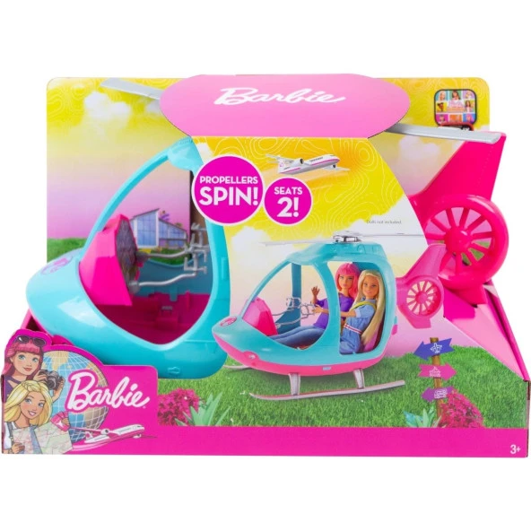Barbie'nin Pembe Helikopteri, Dönen Pervaneli, 3-7 Yaş Arası İçin - Resim 7