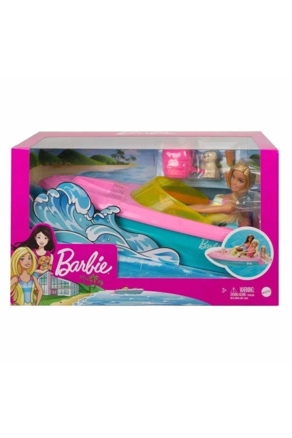 Barbie Bebek Ve Teknesi Oyun Seti