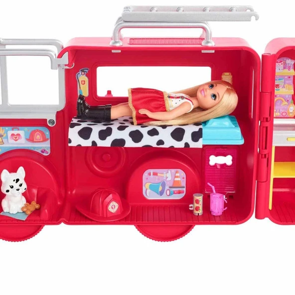 Barbie Chelsea İtfaiye Aracı Kamyonu - 4