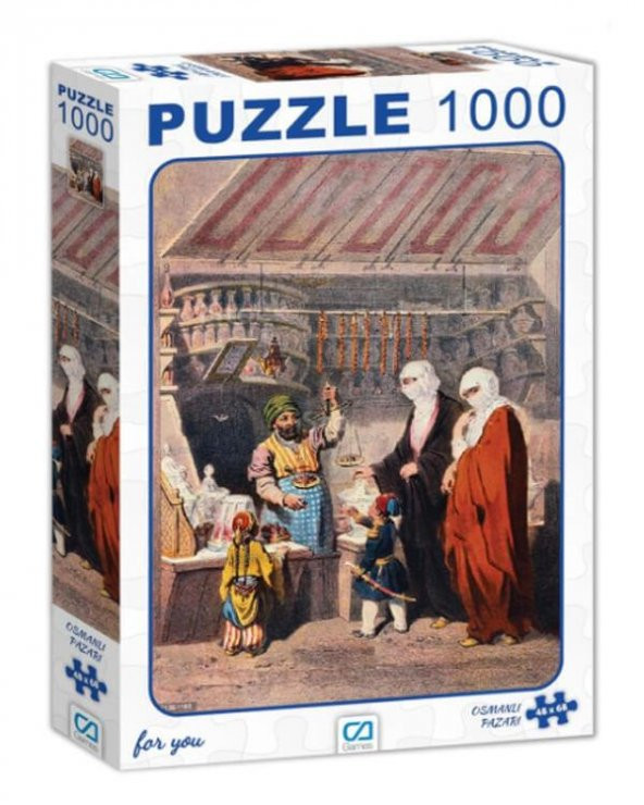 Osmanlı Pazarı 1000 Parça Puzzle
