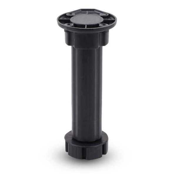 Mobilya Dolap Ünite Tezgah Ayağı Ayarlanabilir 15 cm Siyah Denge Ayak (4 ADET) - Resim 6