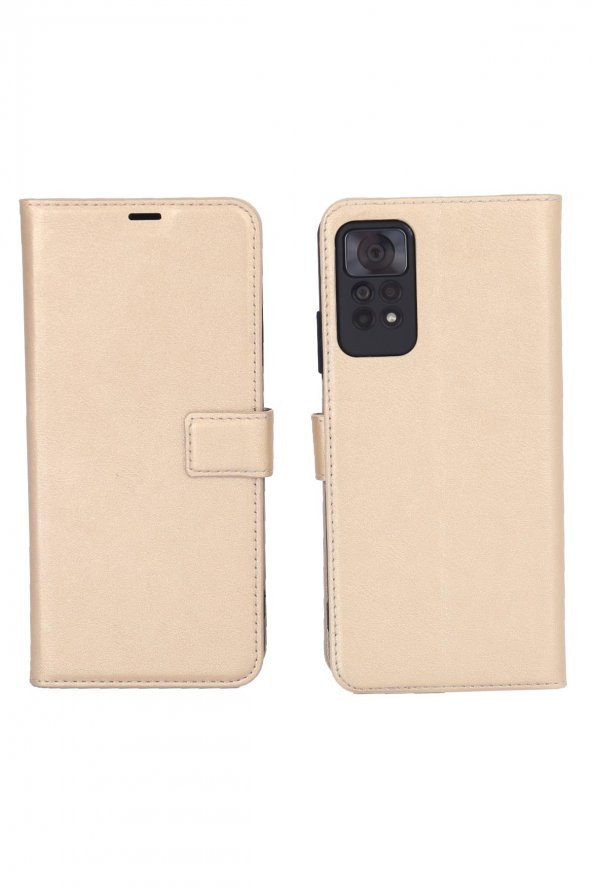 Xiaomi Redmi Note 11S Uyumlu Cüzdanlı ve Kapaklı Kılıf - 1