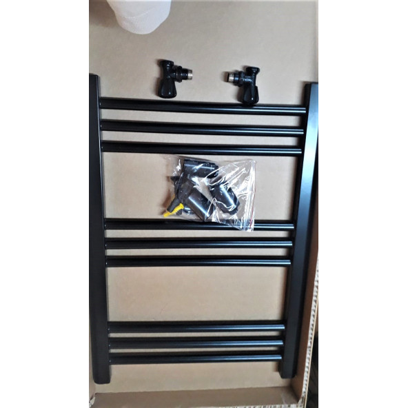 ŞİMAŞ 500X700 SİYAH HAVLUPAN + RADYATÖR VANASI 2 ADET